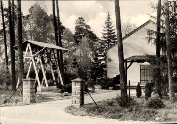Postcard Lobetal Bernau, Hoffnungstaler Institutions, Bell Tower