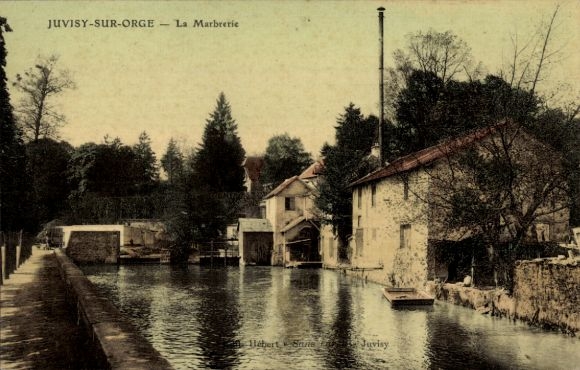 Ak Juvisy Essonne,, La Marbrerie