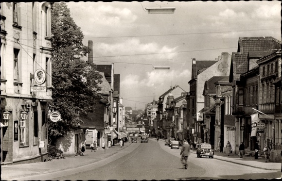 Ak Gevelsberg in het Ruhrgebied, Mittelstrasse, herberg