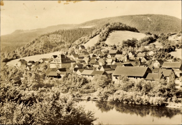 Ak Reschwitz Saalfelder Höhe Saalfeld an der Saale Thüringen, Gesamtansicht