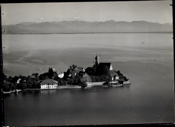 Foto Wasserburg am Bodensee Schwaben, Fliegeraufnahme
