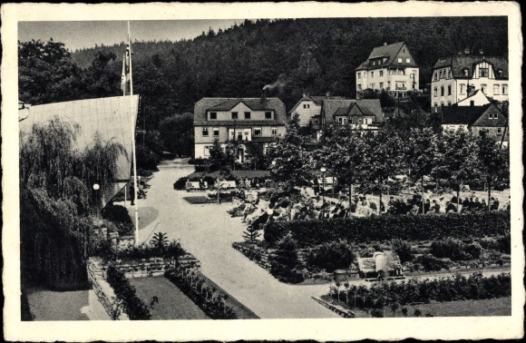 Ak Oberschlema Bad Schlema im Erzgebirge Sachsen, Konzertplatz
