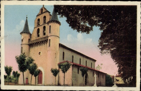 Ak Prat Ariege, Kirche
