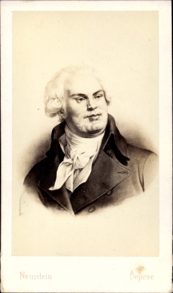 Carte de Visite Georges Darton, Minister of Justice in the First French Republic