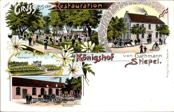 Chromo-Litho Stiepel Bochum, Restoration Königshof, Factory for Agricultural Machinery, Hochbassin