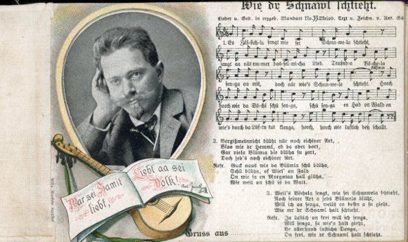 15 song cards in the album, Anton Günther