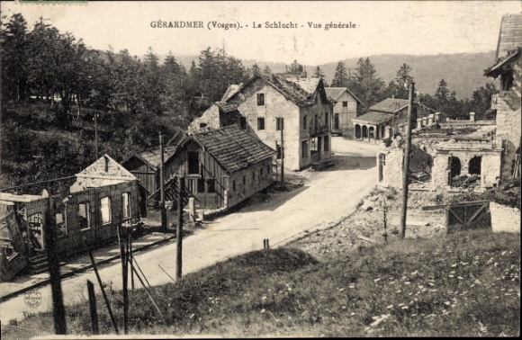 Ak Gérardmer Lothringen Vosges, Dorfansicht, La Schlacht, allgemeine Ansicht, Darius
