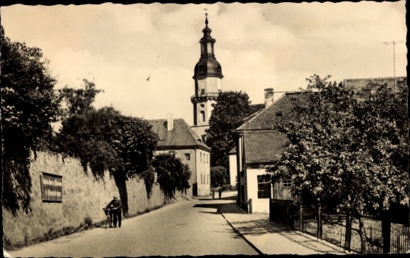Postcard Königsbrück in Upper Lusatia, Dresdner Straße