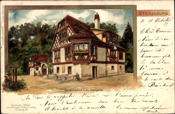 Artist PC Münch, C., Strasbourg Strasbourg Alsace Bas-Rhin, farmhouse in the orangery