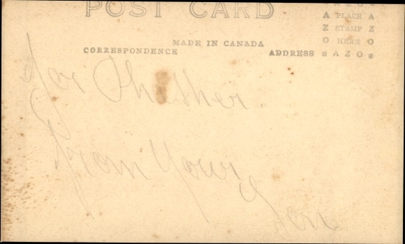 Photo Postcard Cranbrook British Columbia, train station, track side