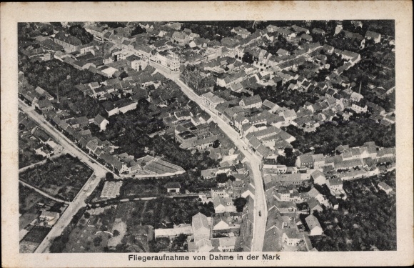 PC Dahme in the Mark, aerial photo