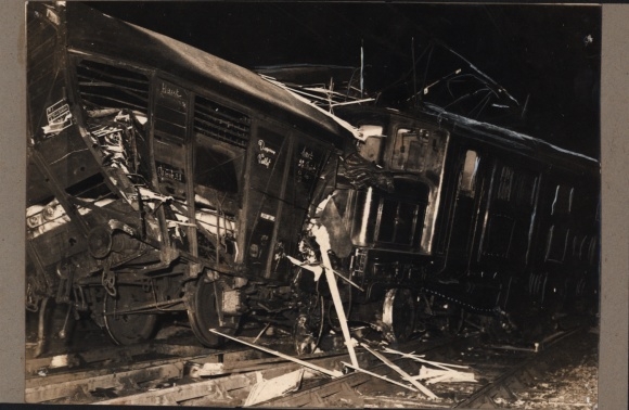 Foto Französische Eisenbahn, Eisenbahn-Unglück