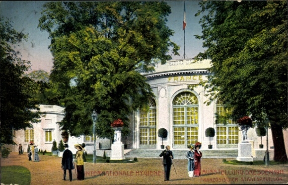 KP Drezno, Wystawa Higieny 1911, Francuski Pawilon Państwowy