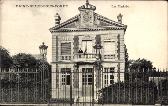 CPA Saint Brice sous Forêt Val d'Oise, La Mairie