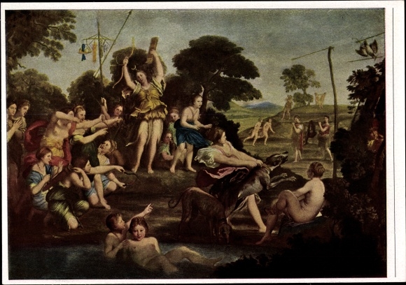 Collection picture Baroque painting, Domenichino, Diana and her nymphs