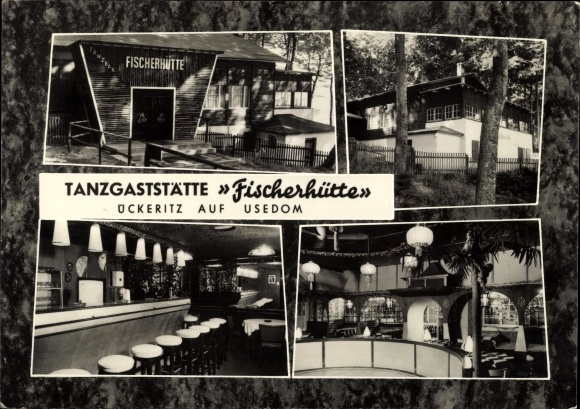 KP Ostseebad Ückeritz na wyspie Uznam, restauracja taneczna Fischerhütte