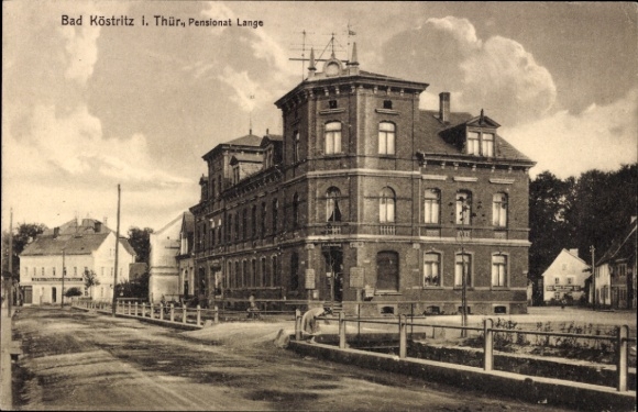 Ak Bad Köstritz in Thüringen,  Pensionat Lange