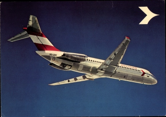 Samolot pasażerski Ak, Austrian Airlines, Douglas DC-9, OE-LDA