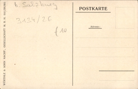 Artist Postcard Külstrunk F., Morzg Salzburg, Karl Geissler