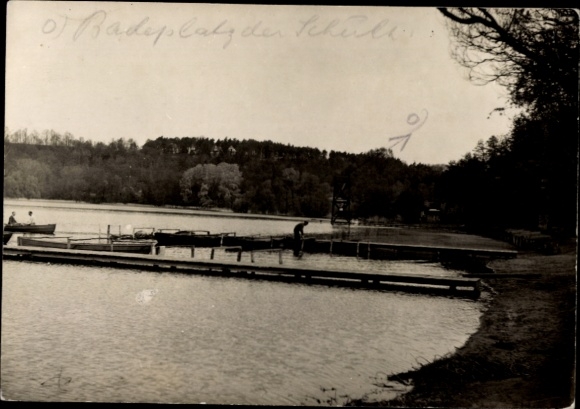 Foto Buckow in der Märkischen Schweiz, Bootanlegestelle