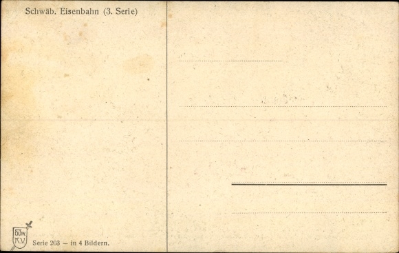 Artist song PC Boettcher, Hans, Friedrichshafen, on the Swabian railway, series 203