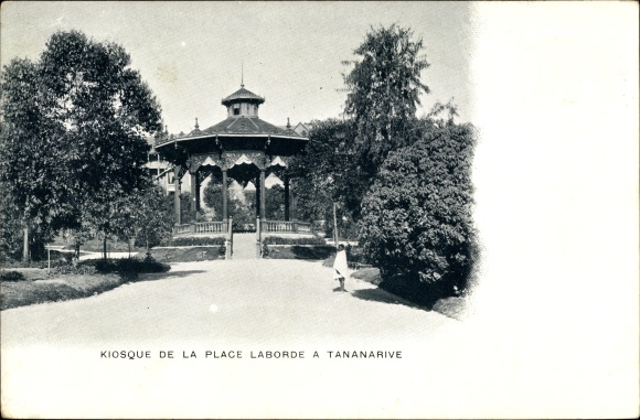Ak Antananarivo Tananarive Madagaskar, Kiosque de la Place Laborde