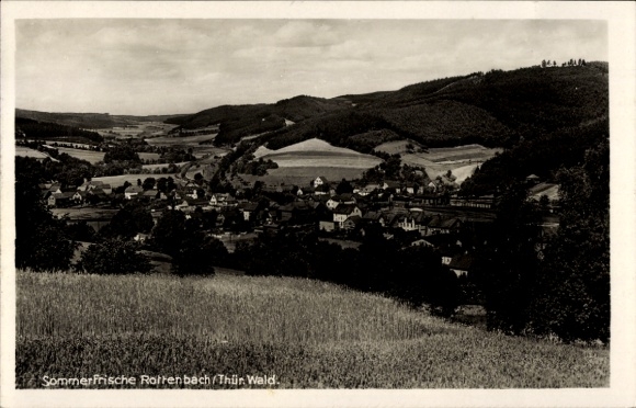 Postcard Rottenbach Königsee in Thuringia, summer resort Rottenbach/Thür Wald.