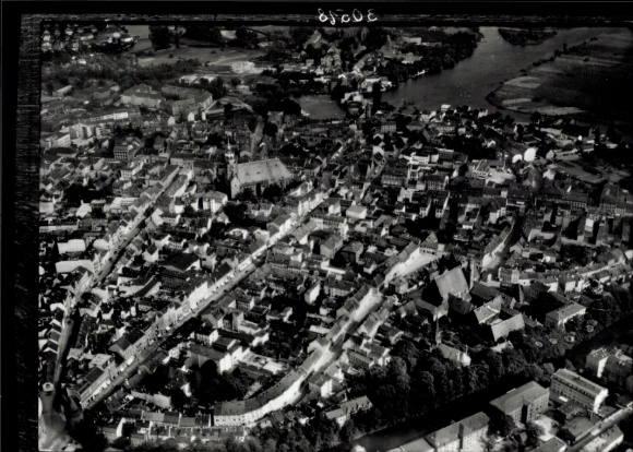 Photo Brandenburg an der Havel, aerial photograph