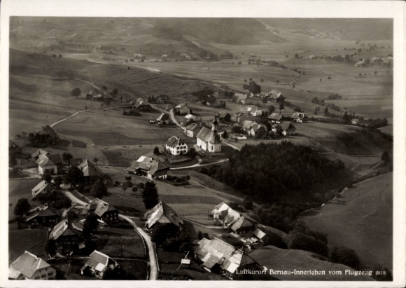 Ak Innerlehen Bernau im Schwarzwald, Fliegeraufnahme
