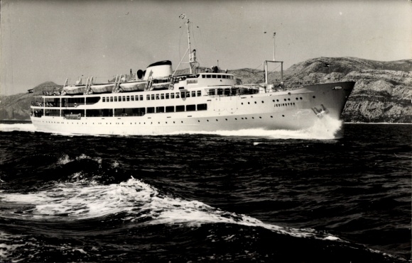 Postcard ferry MB Jedinstvo