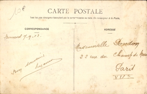 Postcard Berneval sur Mer Seine Maritime, Plage, Dernieres Cabines