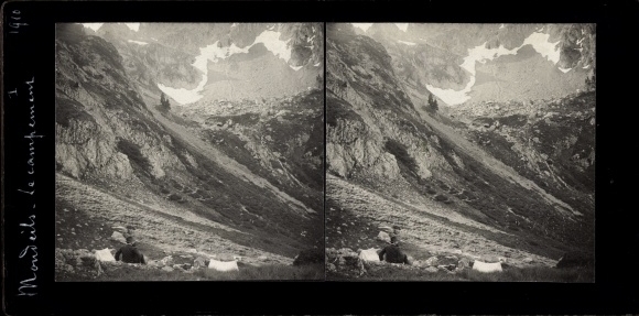 Stereo photo Pyrénées Atlantiques ?, Mondeils ?, mountains
