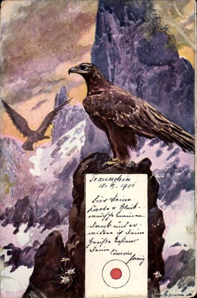 Postcard Traunstein in Upper Bavaria, For yours. Kirola & Black. which I mean. Thanks under – y dain. ...