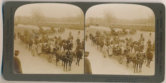 Stereo Foto Washington DC, Großadmiral Prinz Albert Wilhelm Heinrich von Preußen, Kapitol