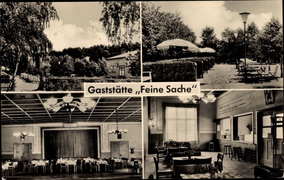 Postcard Jeggeleben Kalbe Altmarkkreis Salzwedel, Gaststätte Feine Sache