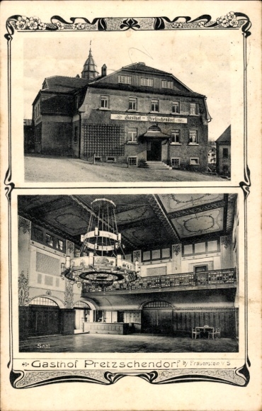 PC Petzschendorf Klingenberg in Saxony, Gasthof Pretzschendorf, interior view