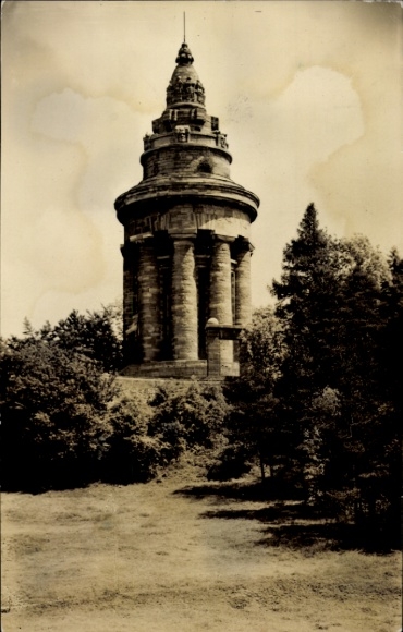 Postcard Lutherstadt Eisenach Thuringia, Hellthal, fraternity monument, Thuringia, architecture