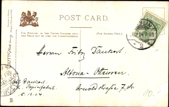 Artist Postcard I saw you, cartoon