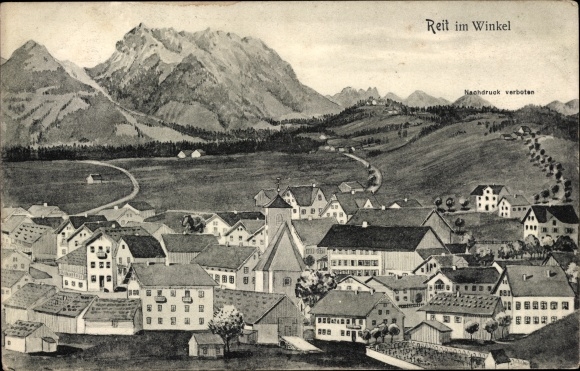 PC Reit im Winkl Upper Bavaria, total view, Pernat