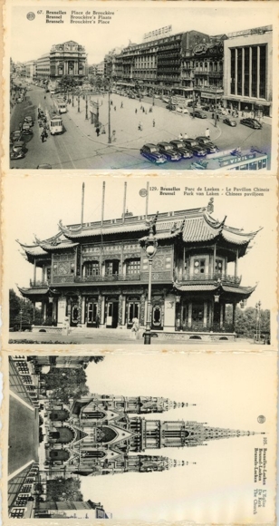 Set von 5 AK Brüssel
