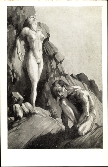 Artist Postcard Salac, AL, Love and Sex, Frevel, no. 7