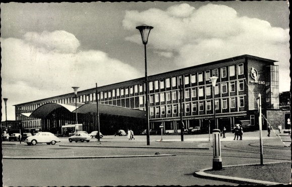 PC Bochum in the Ruhr area, view of the main train station