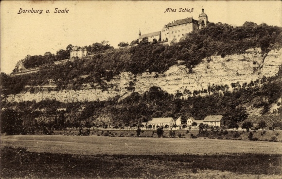 Postcard Dornburg an der Saale Thuringia, Old Castle, picturesque landscape, Thuringia