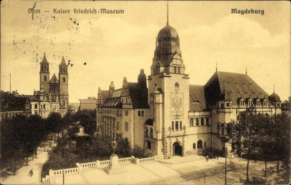 50 Ak Magdeburg Elbe, diverse Ansichten, kleinformatig