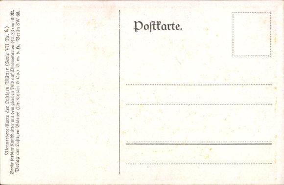 Artist Postcard Wennerberg, Bruno, For the Fatherland, Iron Cross, Nailing