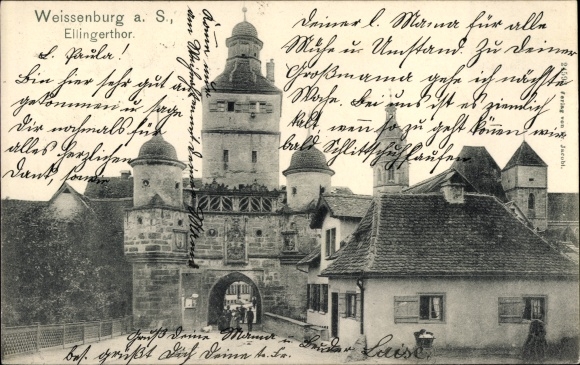 KP Weißenburg am Sand Środkowa Frankonia Bawaria, Ellingertor