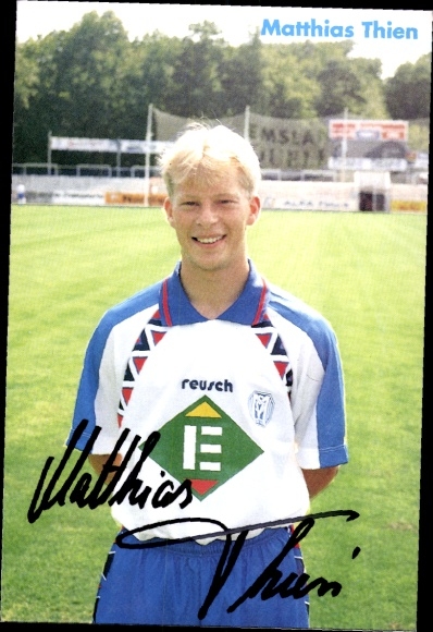 Autogrammkarte Fußballer Matthias Thien, SV Meppen, Autogramm