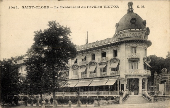 CPA Saint-Cloud Hauts-de-Seine, Le Restaurant du Pavillon Victor