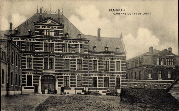Postcard Namur Wallonia, Barracks 139 de Ligne