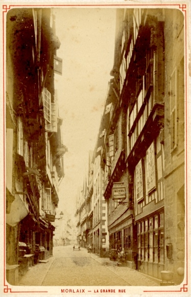 Photo Morlaix Finistère, La Grande Rue